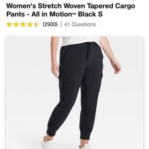 All in Motion Women’s Cargo Pants. Size Small